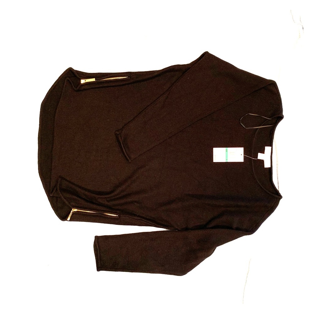 Michael Kors side zip sweater NWT